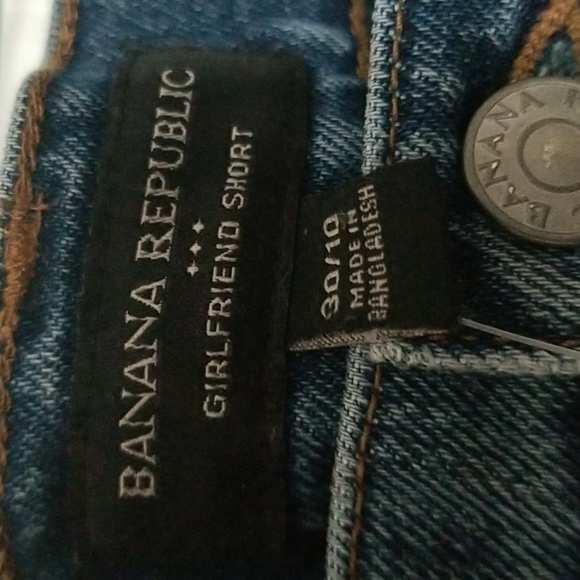 Banana Republic factory girlfriend denim shorts size 10/30 - Picture 5 of 11